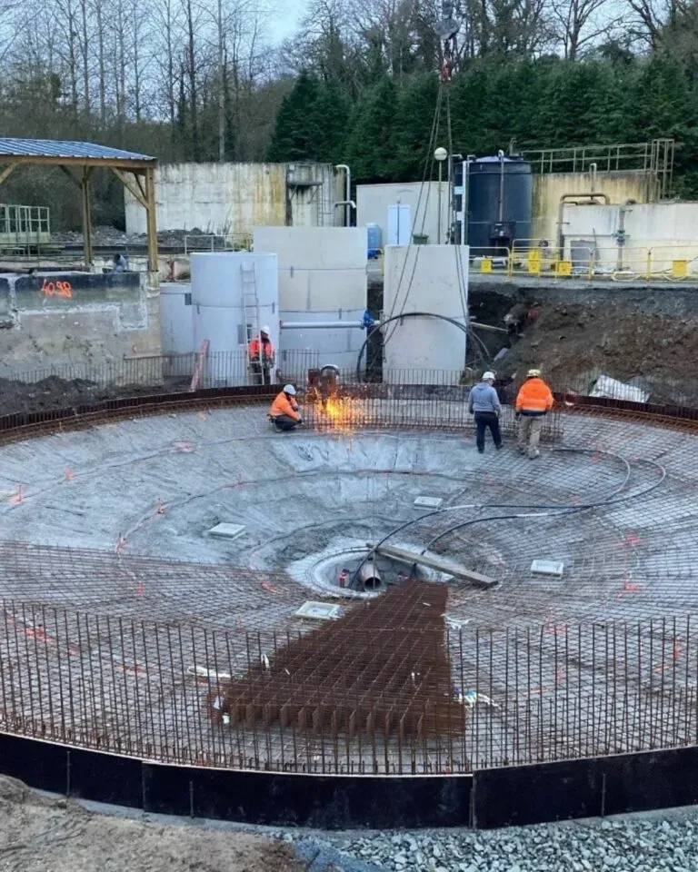 Béton armé à Hénon